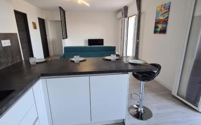 Logement 45 m2 vue mer