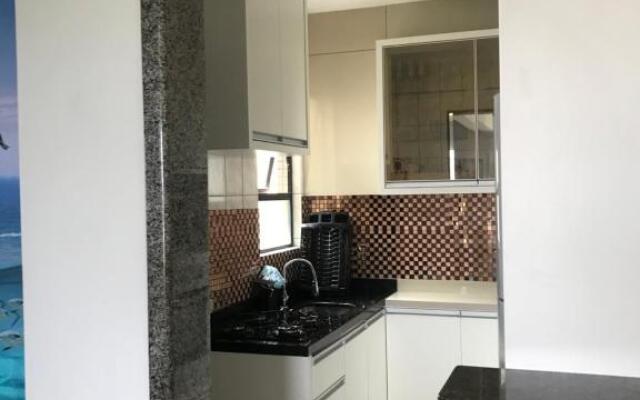 Lindo apartamento com vista para o mar