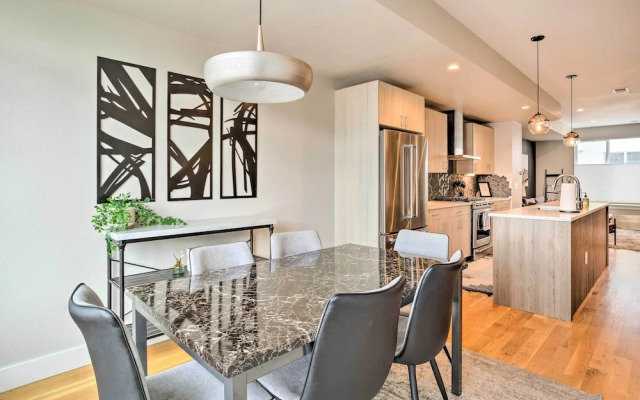 City Skyline Views: Upscale Denver Townhome