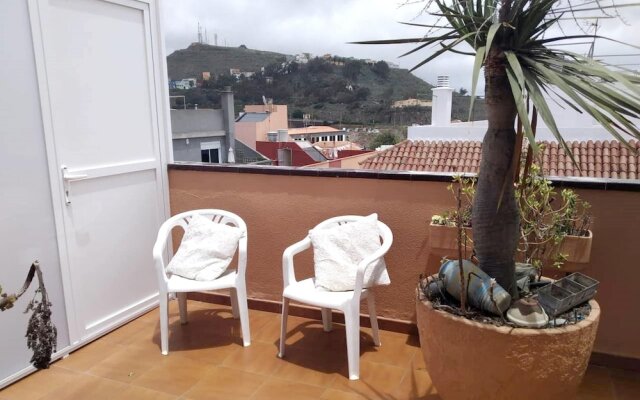 Apartment with 3 Bedrooms in San Cristóbal de la Laguna, with Wonderful Sea View, Furnished Terrace And Wifi - 10 Km From the Beach