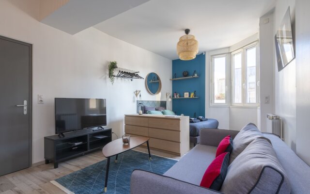 Studio Portes Vieille Ville de Nancy: calme, cosy et lumineux