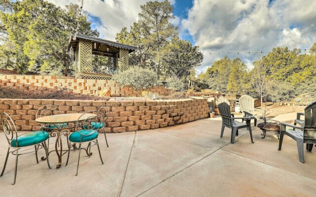 Gazebo & Fire Pit: Pet-friendly Payson Home!