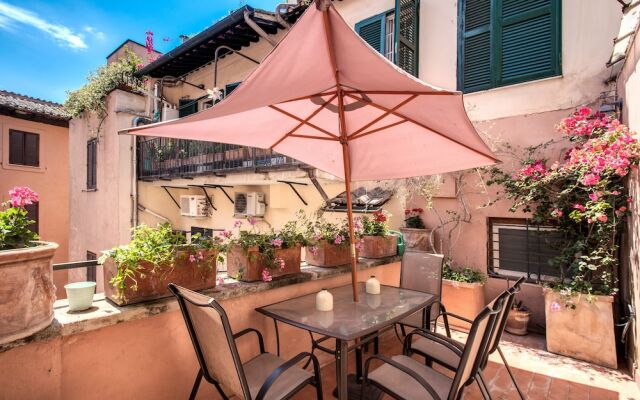 Step Spanish Apartment with Terrace