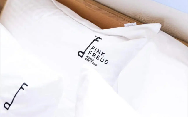 Pink Freud Villas Santorini