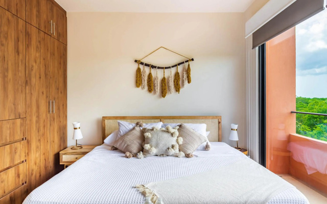 Penthouse Studio with Gym, Swimming-pool, Outdoor BBQ, Aldea Savia