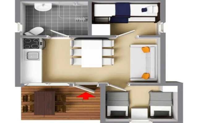 5 Person Holiday Park Home in Holbaek