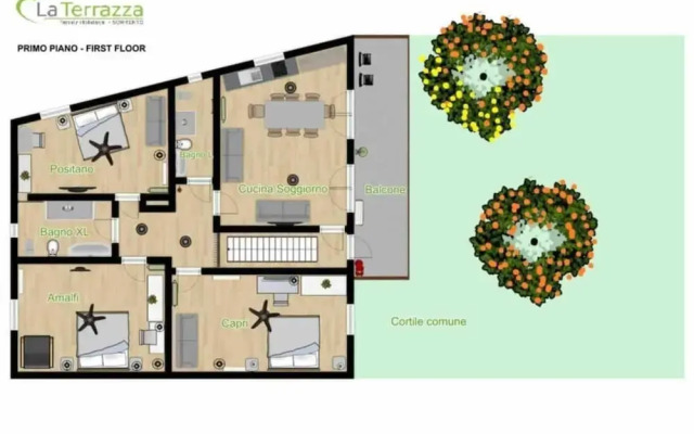 Lovely 3-bed House in Sorrento for Families