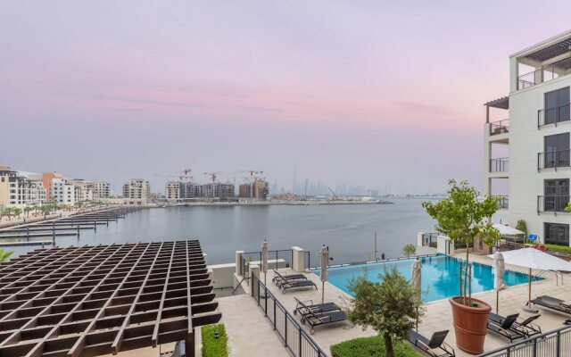 Manzil - 1BR | Near La Mer Beach | Pool & Sea View