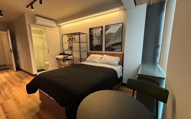 Studio na avenida 9 de julho