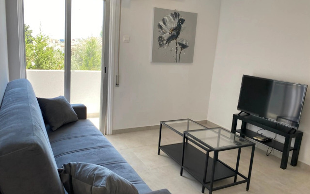 Renovated modern 1-bedroom apartment with view