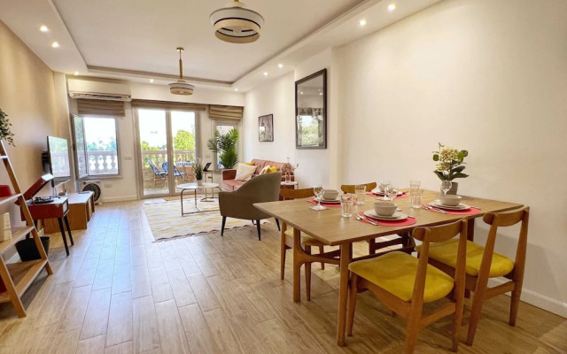 Spellbinding 2 BDR Apt. At The Giza Pyramid's Doorstep