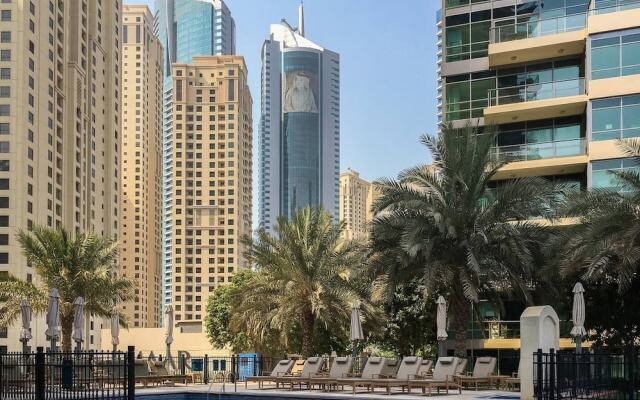 Stylish + Bright 1BR With Dubai Marina Views!