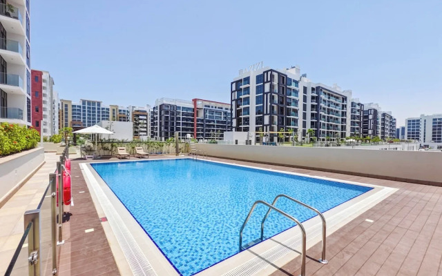 Condo With Burj Khalifa View In City