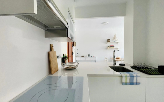 Acogedor y céntrico apartamento a 1' de la playa