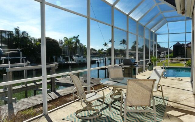 Stylish Waterfront Home With Pool and Private Dock