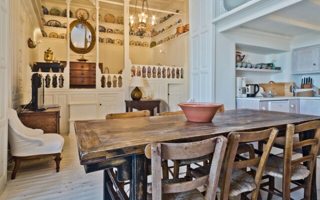 White Traditional House