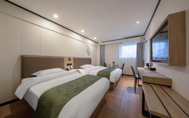 GreenTree Inn Express Shanghai Minhang District Jindu Road – Guest Rooms – Shanghai