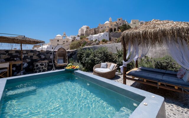Rock Villas - Emporio | Pool, Jacuzzi, Castle View