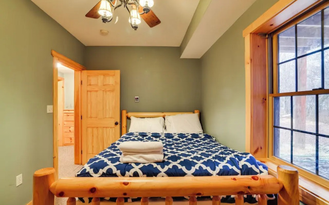 Hot Tub, Deck & Beach Access: Albrightsville Cabin