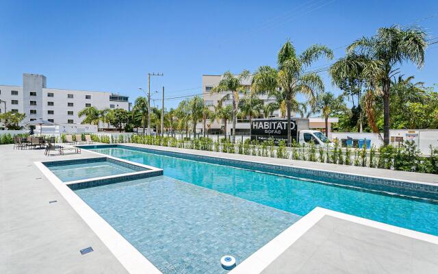 200 metros do mar com Churrasqueira #IA14