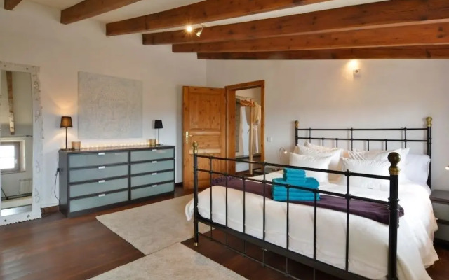 Mallorca traditional stone village house