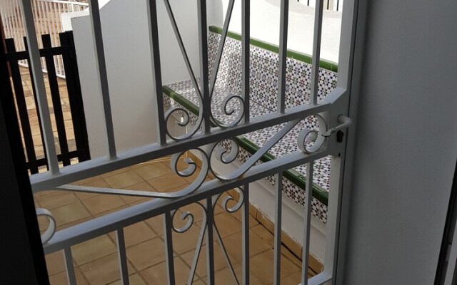 Sunny and spacious apartment with own entrance to pool