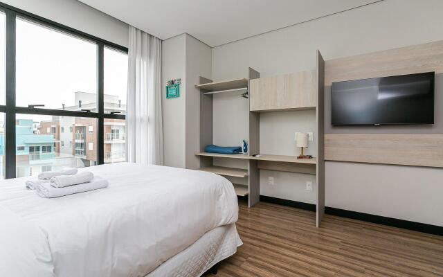 Studio moderno em condomínio com piscina #IA12