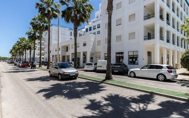Quarteira First Line Front Beach Pool Flat View