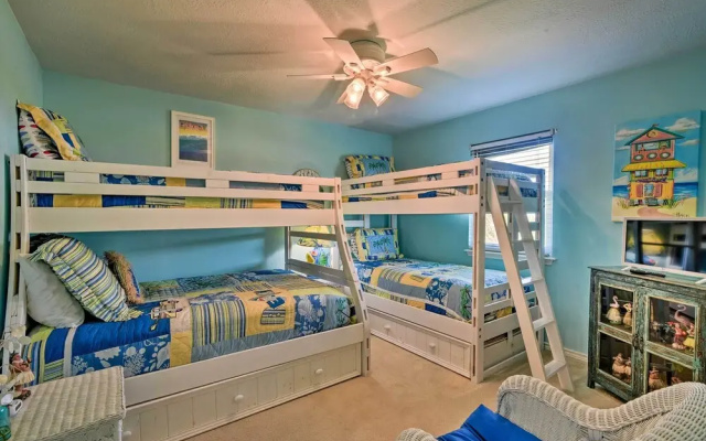 1 Block to Beach: Family Getaway in Galveston!