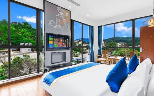 Mojiang North return line Hotel – Balcony – Pu'er