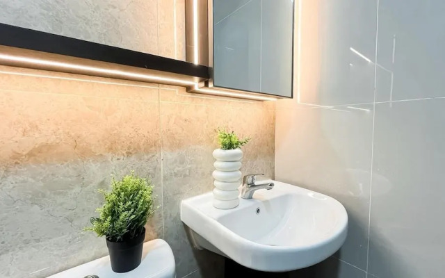 Earth Tone Studio Apartment At Transpark Bintaro