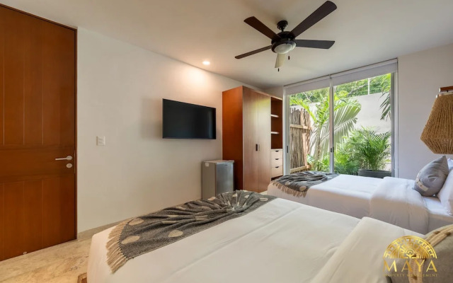 NHOA 102C Lux 1BR Condo Plunge Pool in Aldea Zama