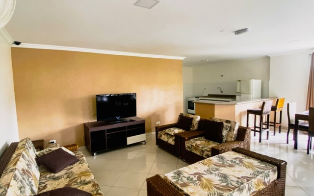 Apartamento no Guarujá com vista para o mar