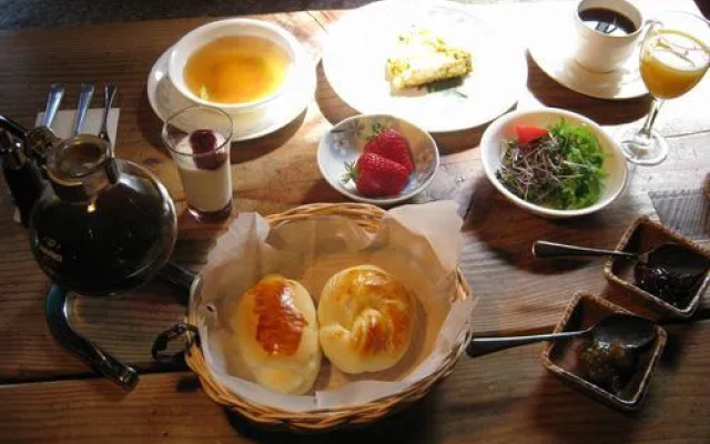 Log Home Pension Wood Inn