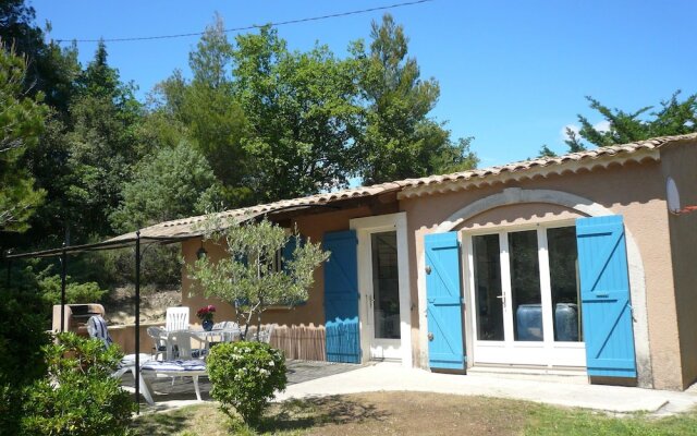 Typical House of South-East France with Blue Shutters