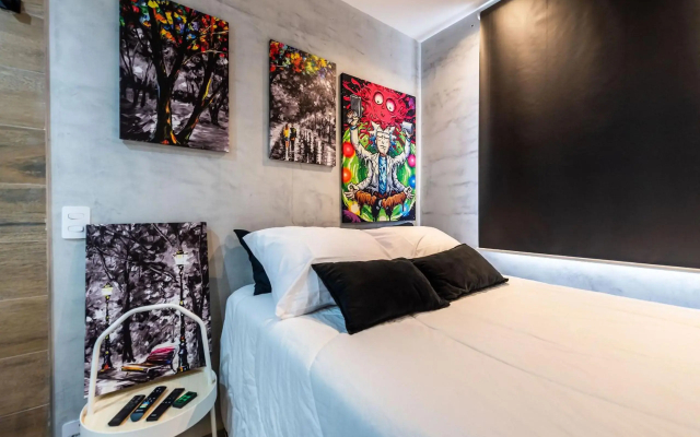 AA212 Studio Plus de Cinema Único Prox Paulista Com Vaga - Hotel in เซาเปาลู - Photo 4