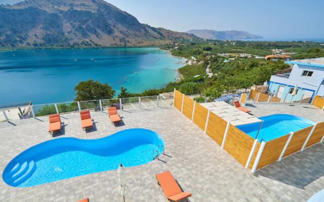 Stunning Lake Kournas Retreat 2 New Private Pool