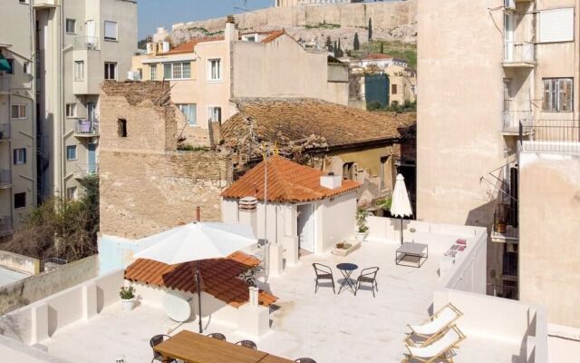 Acropolis Heights At The Foot Of The Parthenon