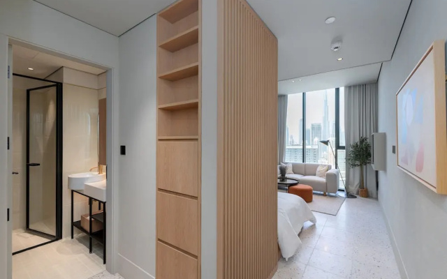 Trendy Studio w Burj Khalifa View
