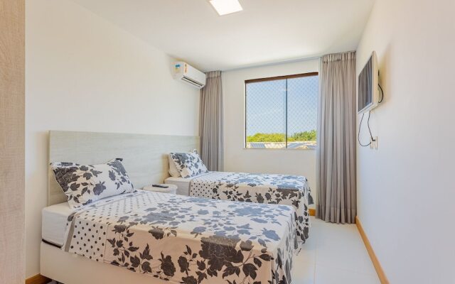 IT03 Bangalo Duplex 3 Suites Pe na Areia