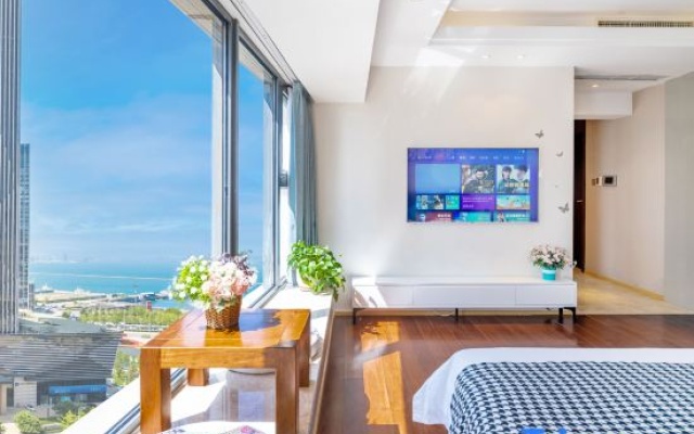 Zhanyou Home Sea View Apartment Hotel(Dalian Venice the City of Water) – Balcony – Dalian