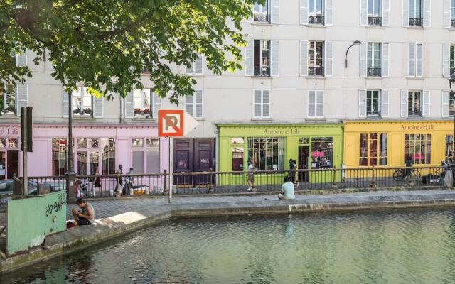 Classical-parisian Apartment on Canal Saint Martin