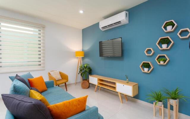 Cozy 2 Bedroom Apartment Roof Garden. 6 Pax