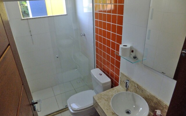 Apartamento para 6 pessoas na praia de Taperapuan