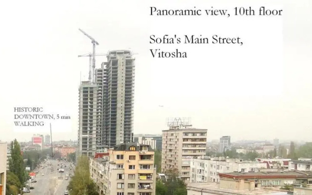 Panoramic Downtown Vitosha Apartment