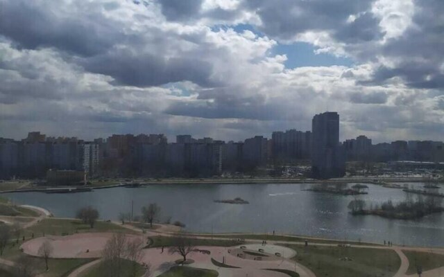 Apartment Vesta with a park view