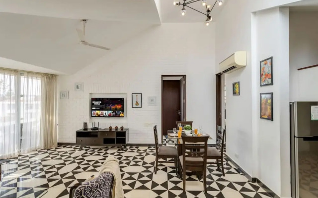 Elegant 2BR Apartment Near Candolim Coco Beach