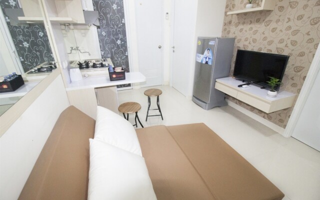 2BR Green Pramuka City Apartment by Travelio