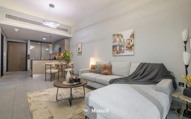 Manzil-Stylish 1BR with Maid room in JVC