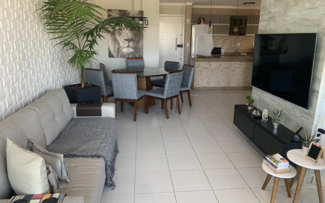 Apartamento em Caraguatatuba em Frente a Praia para 9 pessoas